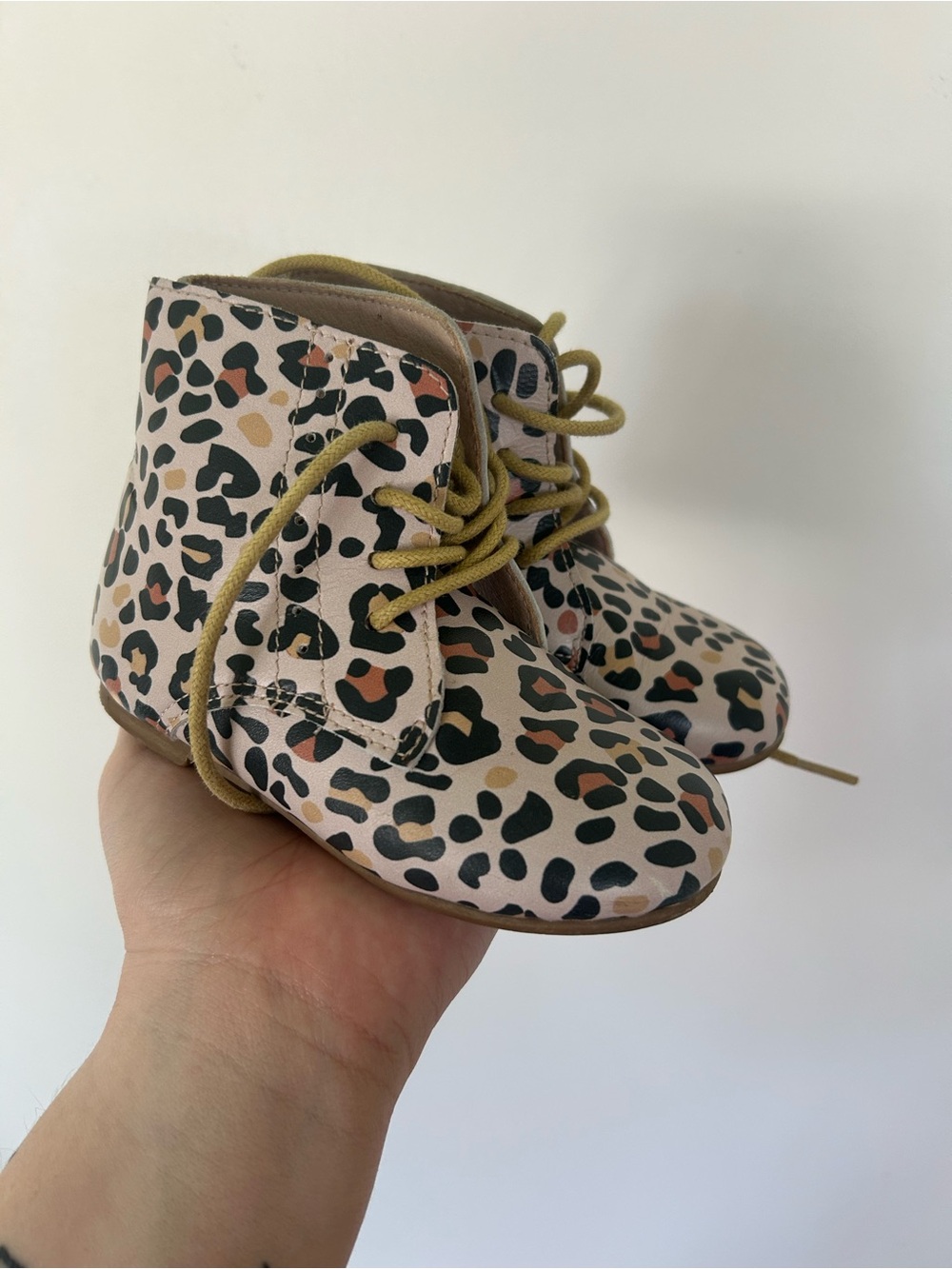 West Coast Mocs Leopard Print Boots Size 7